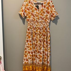 R Vivimos Boho Maxi Dress